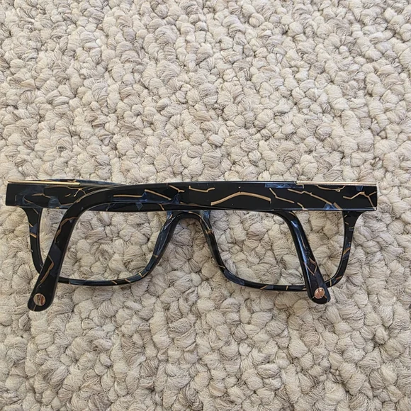 L.A.M.B. Black and Gold Glasses - Picture 3 of 5